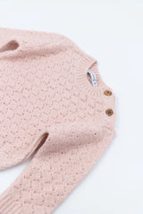 Maglia lana rombi aperti Bamboom