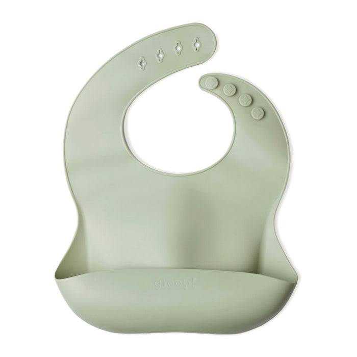 Bavaglino in silicone alimentare con tasca