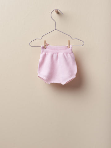 Culotte rosa con fiocco fiorellini