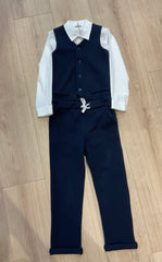 Camicia in popeline bianca bambino