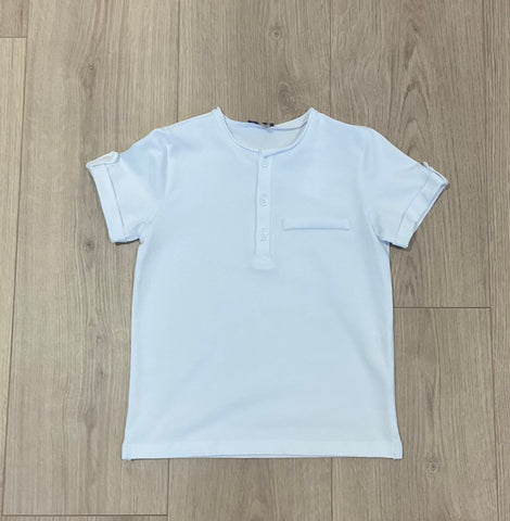 Maglia serafino bianca