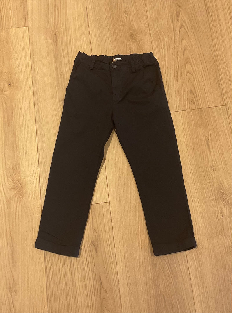 Pantalone chino lungo blu