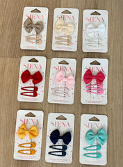 Set di tre mollette bambina - tanti colori disponibili