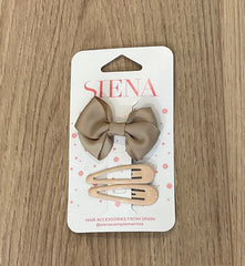 Set di tre mollette bambina - tanti colori disponibili
