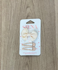 Set di tre mollette bambina - tanti colori disponibili