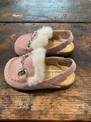Sabot con pelliccia bambina