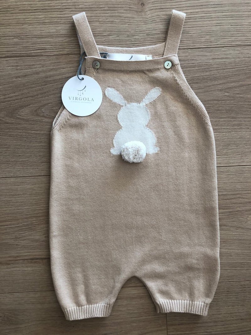 Pagliaccetto salopette coniglio in cotone by Virgola capsule collection