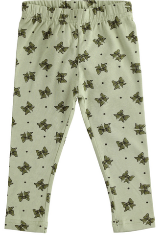 Leggings verdi bambina