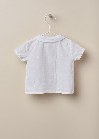 Camicia sangallo con colletto