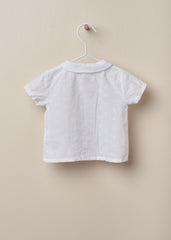 Camicia sangallo con colletto