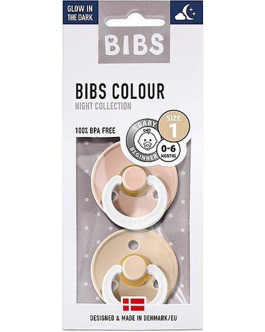 Bibs Set di due ciucci Colour Notte