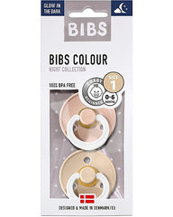 Bibs Set di due ciucci Colour Notte