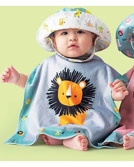 Accappatoio Poncho Reversibile 38x38 cm (0-12mesi)