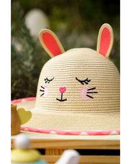 Cappello di Paglia Coniglio Anti-UV SPF 50+